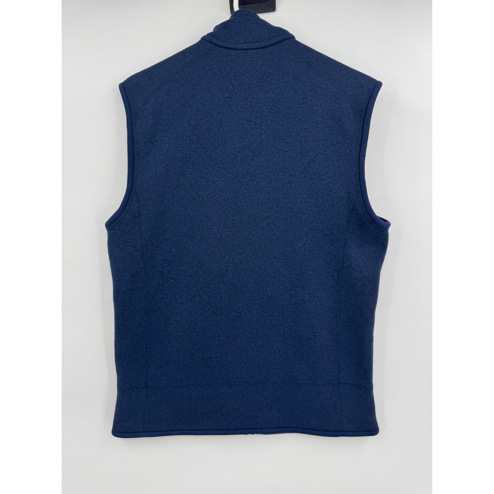 Patagonia Better Sweater Vest Mens Medium Navy Blue Full Zip Fleece 25881 - Picture 5 of 8